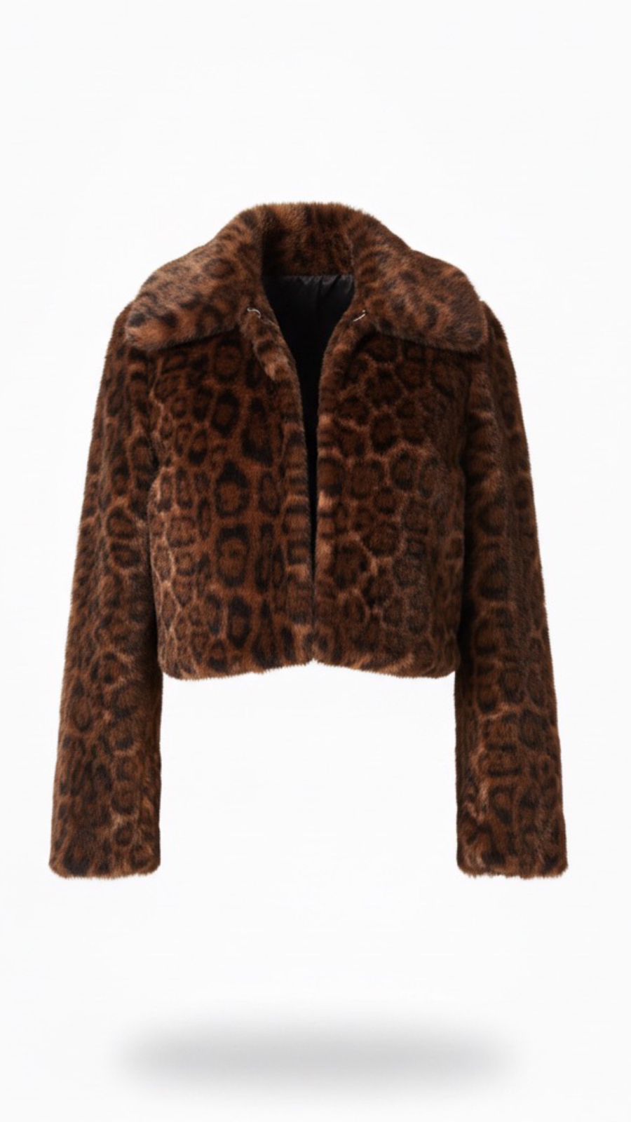 Abrigo corto leopardo